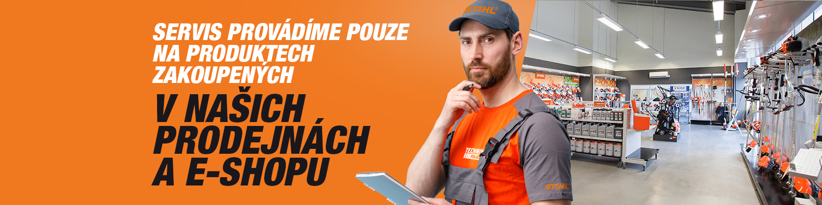 Servis jen našich strojů