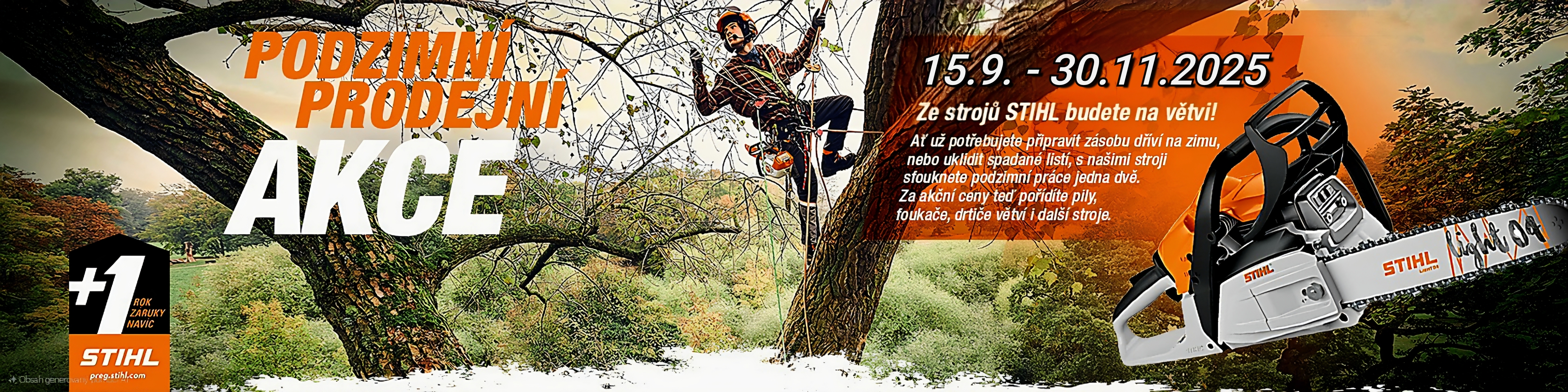 Podzimní akce Stihl 2025